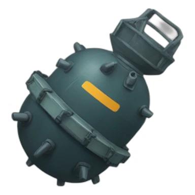sea mine sticker
