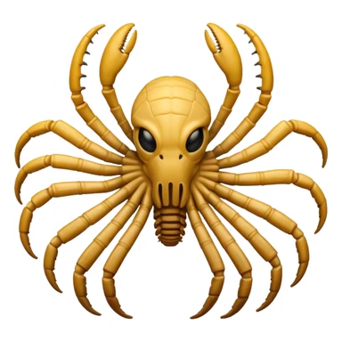 man with Facehugger sticker