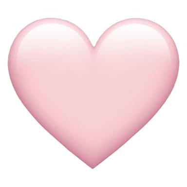 Light pink heart sticker