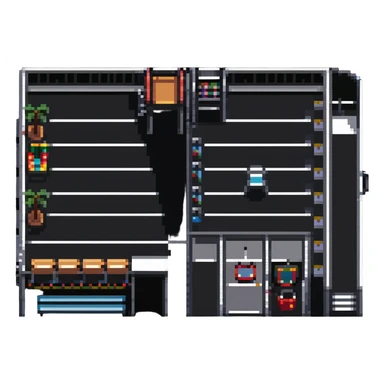 elementary school building with playground sticker