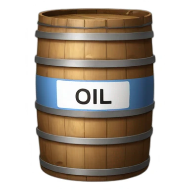 a barrel of oil sticker