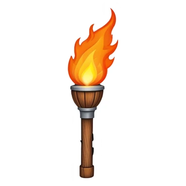 Survivor style torch sticker
