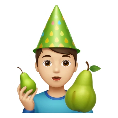 Birne die Party macht ok ohne Alkohol  sticker