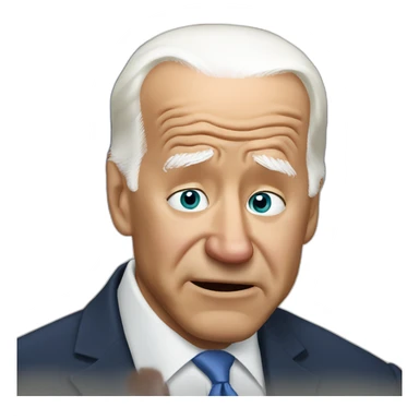 Joe Biden crying sticker