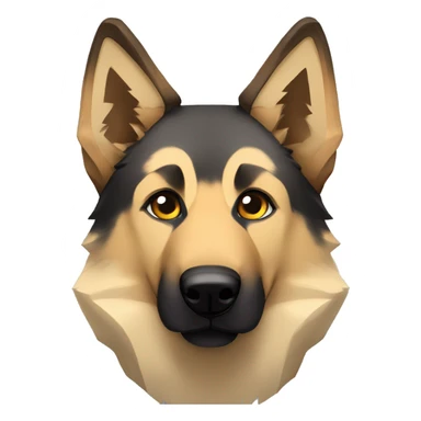 Minecraft wolf tame wolf German shepherd dog Alsatian gsd dog sticker