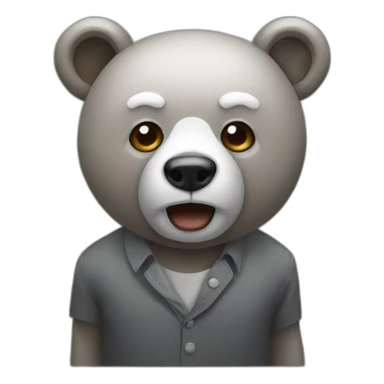 Fraud bear sticker