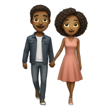 couple-mixte sticker