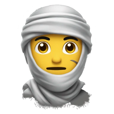 Ninja but make it look like this emoji: 🤷‍♂️ sticker