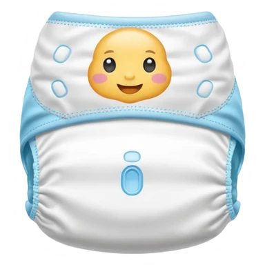 Baby diaper sticker