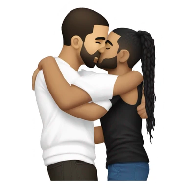drake kissing drake kissing drake kissing drake sticker