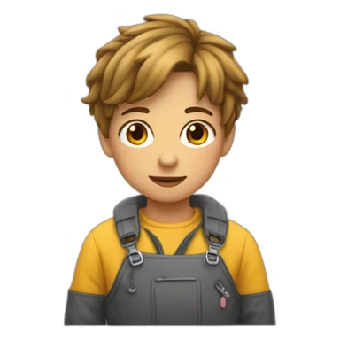 garçon sur une fille sticker