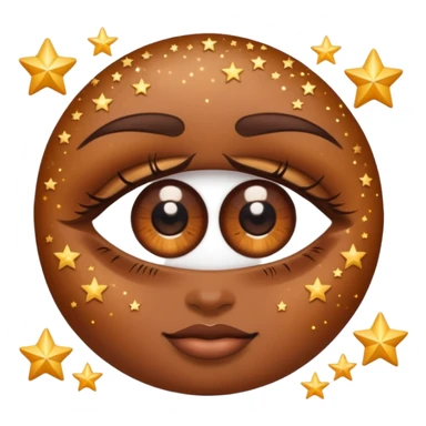 Eyes sparkling with stars(only eyes emoji 👀) sticker