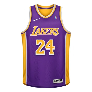 los angeles lakers jersey sticker