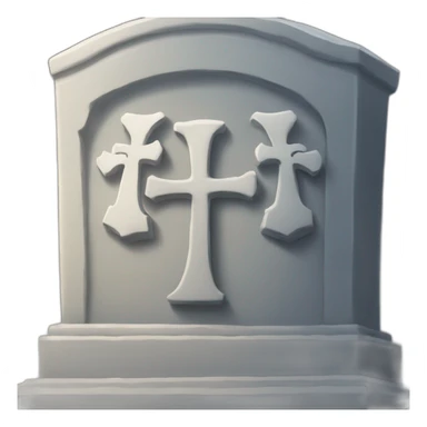 A tombstone with CHA tombstone with CHEH written on it written on it sticker