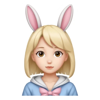 Bunny girl anime sticker