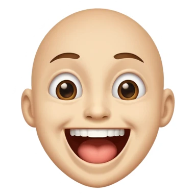 Person laughing loudly sticker