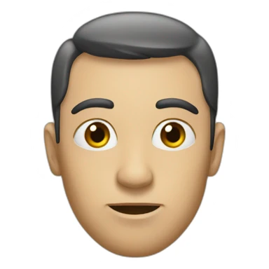 homme pensif sticker