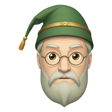 Albus Dumbledore green hat sticker