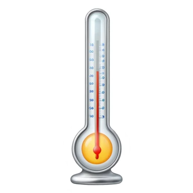 a medical thermometer whose temperature has risen too high sticker