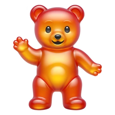 ghost legs gummy bear sticker
