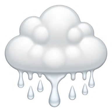 white glue drops falling sticker