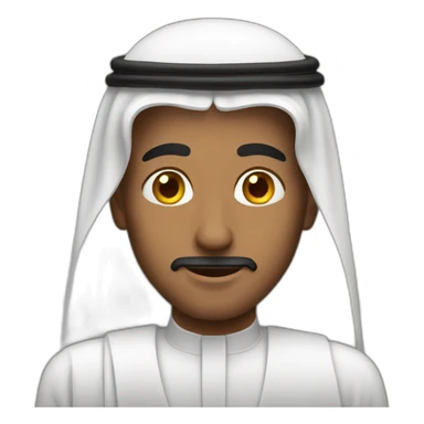 a man from saudi arabia sticker