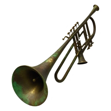 Oxidized trombone  sticker
