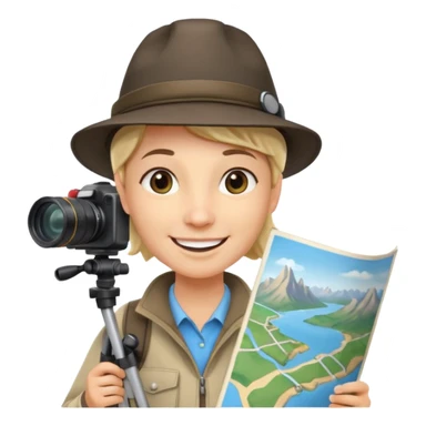 Photo Enthusiast + tripod strap, Tour Group. sticker