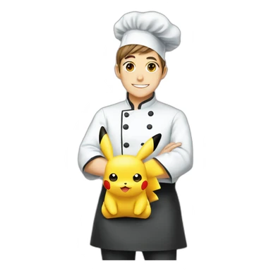 Chef kiss pikachu sticker