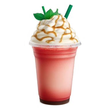 Strawberry frappe Starbucks drink sticker
