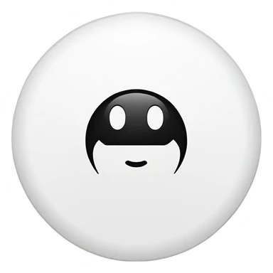 large central dot or circle, representing a zentraler Punkt (central point) sticker