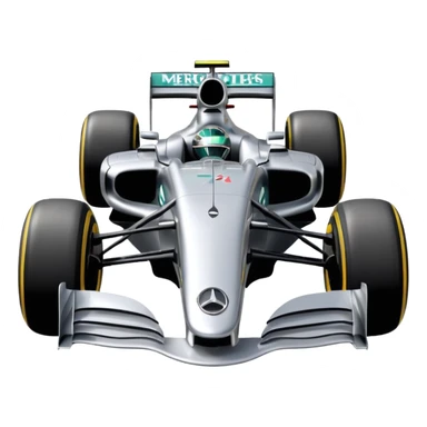 mercedes f1 car sticker