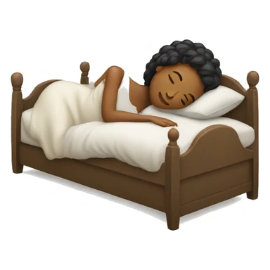 A woman who sleeps.  sticker