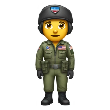 army fighter pilot of the United States of America  sticker