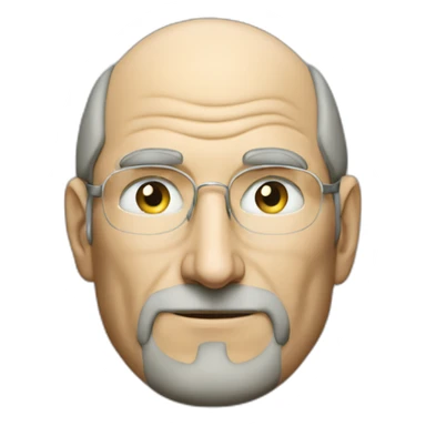 apple logo steve jobs aten by steve jobs sticker