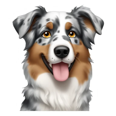 Australian shepherd blue Merle  sticker