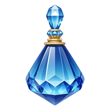 Crystal sapphire rattle sticker