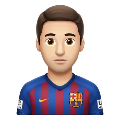 A Fc Barcelona player bribing a match official on the pitch sticker