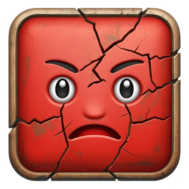 faça emoji clã simbolo brujah sticker