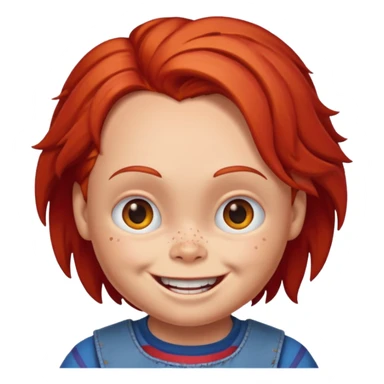 🥰😍Un emojin de chuky sticker