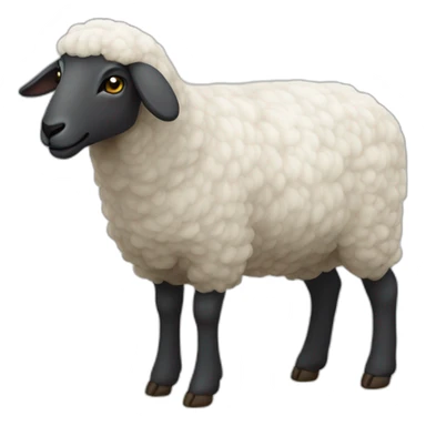 sheep grasing sticker