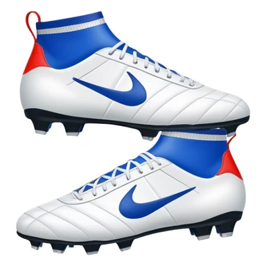 Cinematic Realistic image of a pair of soccer boots featuring finely detailed synthetic and leather textures, vibrant accents and dynamic design elements, illuminated by bright, field-side lighting that captures their sporty essence sticker