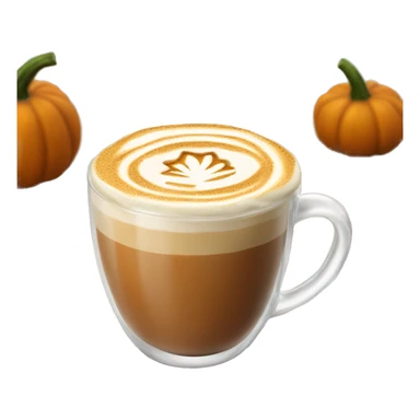 Pumpkin chai latte sticker