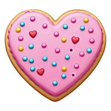 an aesthetic pink  christmas cookie sticker
