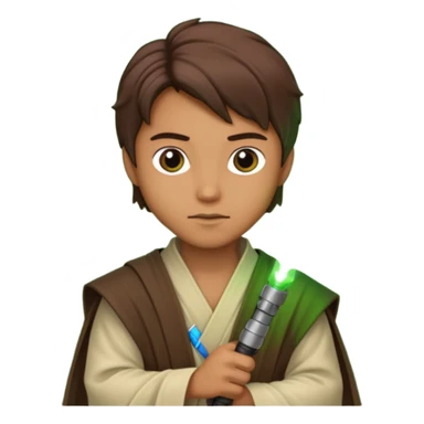 Ios 18, starwars green lightsaber jedi  sticker