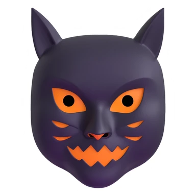 halloween mask sticker