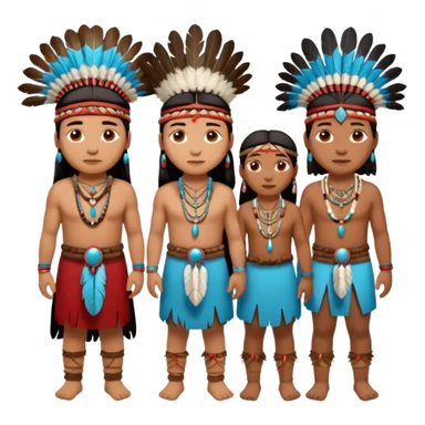 Native Indian tribe sticker