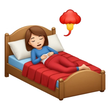 Period cramps  sticker