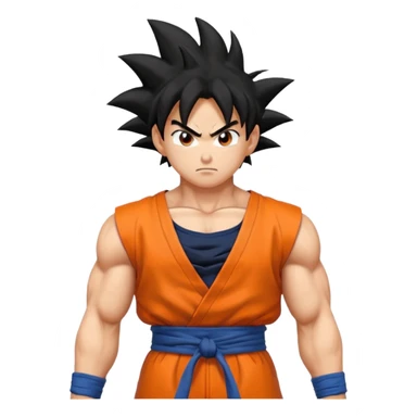 Goku character anime sticker
