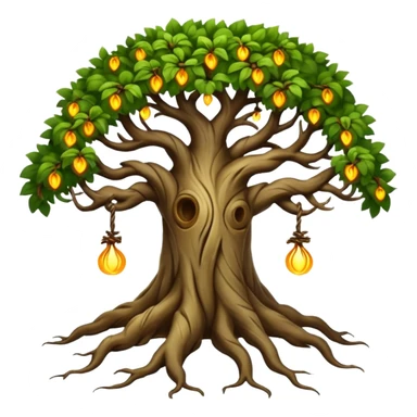Spiritual tree sticker